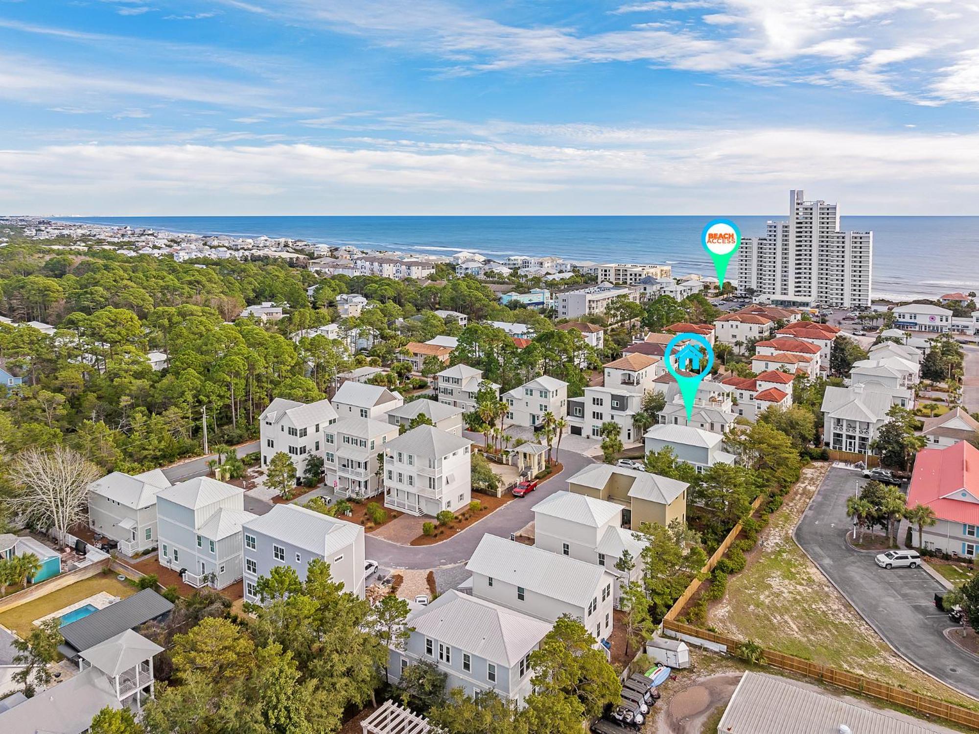 Shellabrate Good Times A Brand New Home For 2024 Only 3 Blocks To The Beach With Community Pool Санта-Роза-Бич Экстерьер фото